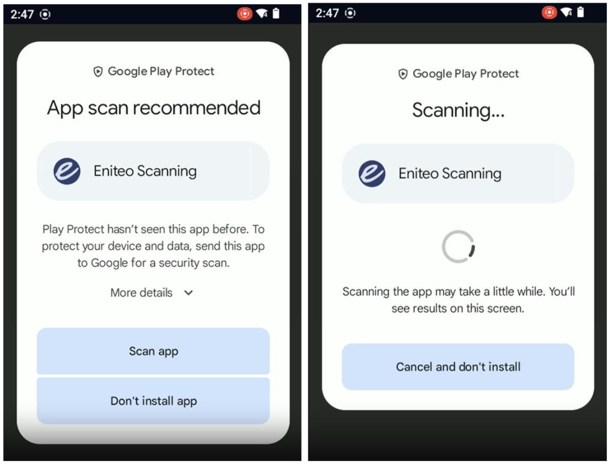 Updating the Eniteo Scanning App – Enmark Systems